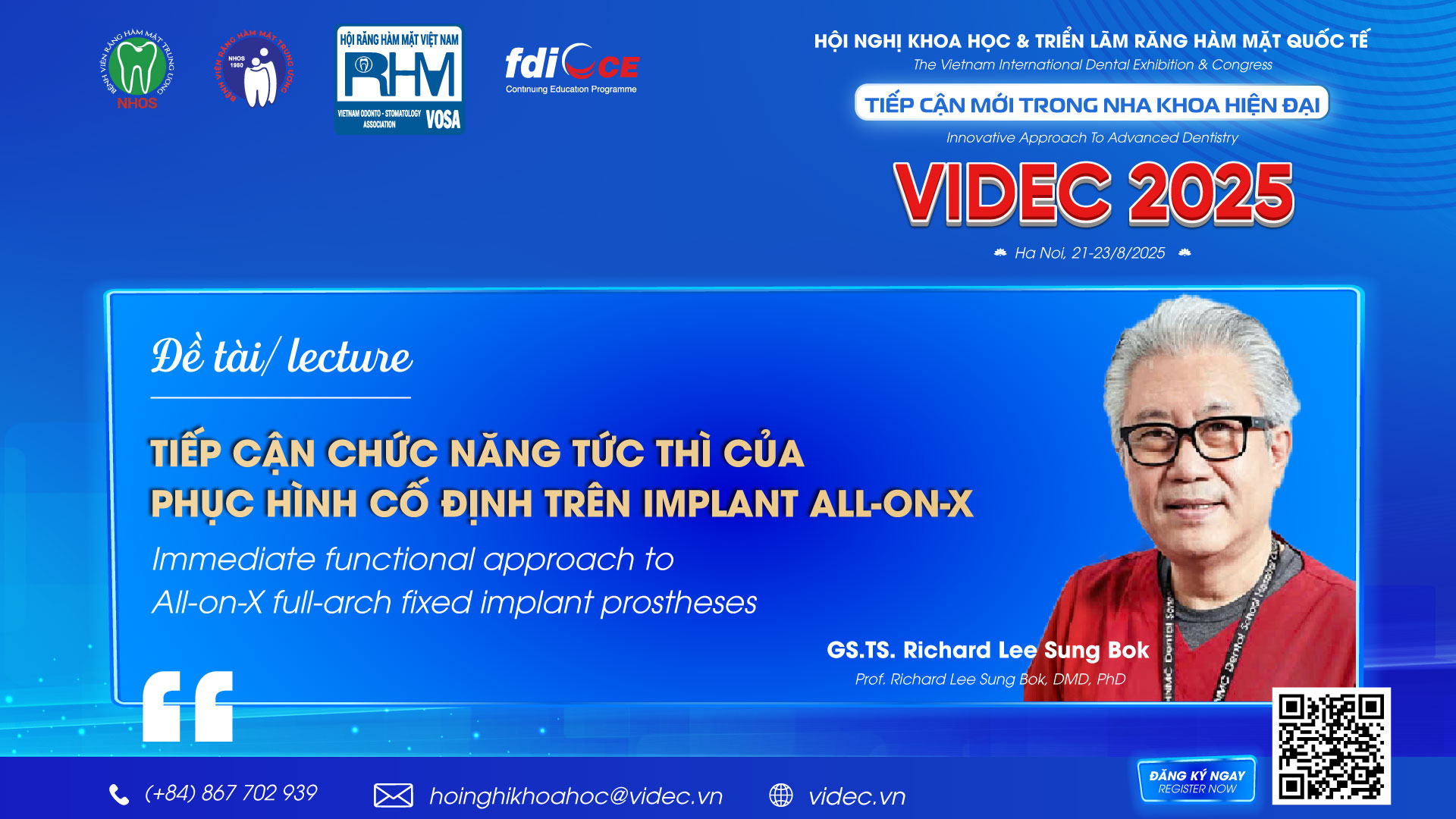 GS.TS. Richard Lee Sung Bok – Chuyên gia đầu ngành phục hình implant toàn hàm