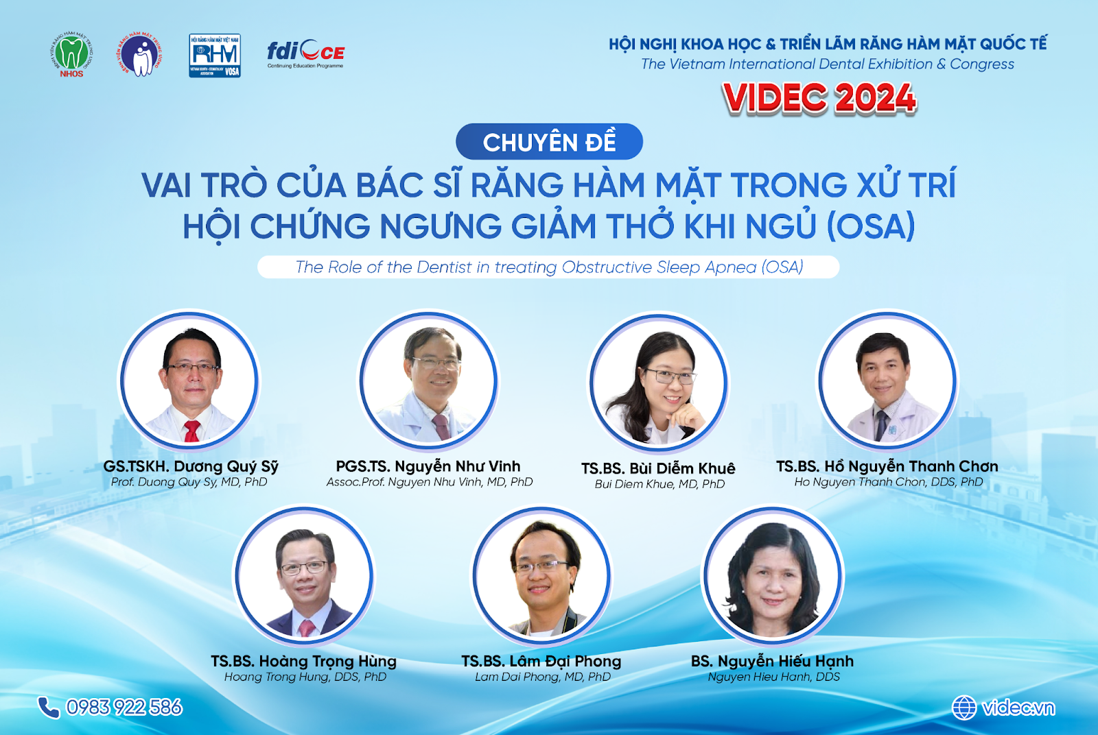 Vai trò của bác sĩ Răng Hàm Mặt trong Xử trí Hội chứng Ngưng thở khi ngủ (OSA)